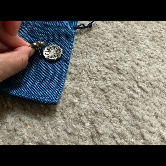 Marcasite Post Earrings - Picture 3 of 3